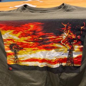 Olive green shirt XL  OBEY